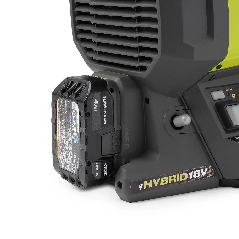 2025 RYOBI ONE+ 18V batteridrevet propangas-hybridvarmer (kun værktøj)