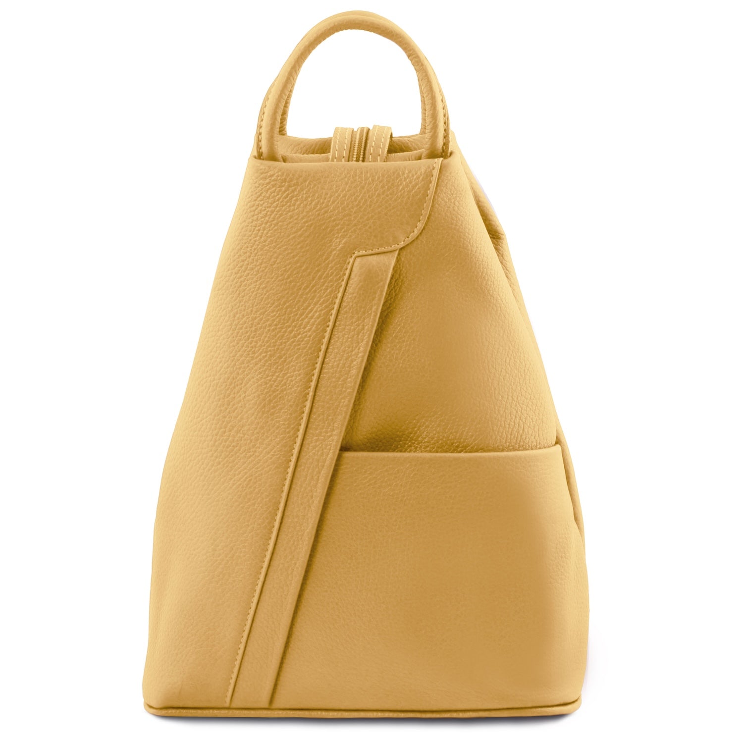 Shanghai - Italian leather backpack - pebbled leather | TL141881