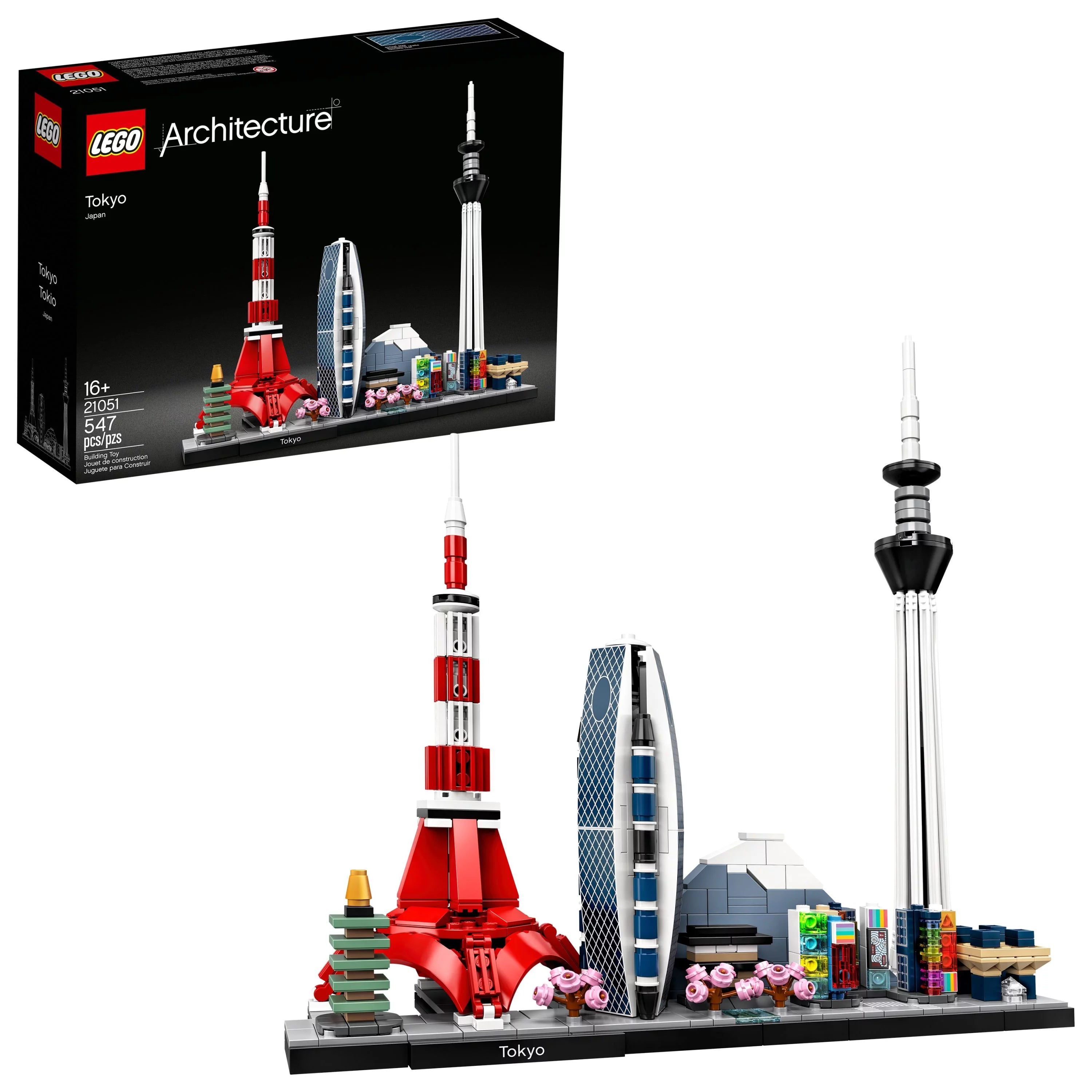 LEGO Architecture Skylines Tokyo 21051 Byggesæt til Voksne (547 Elementer)
