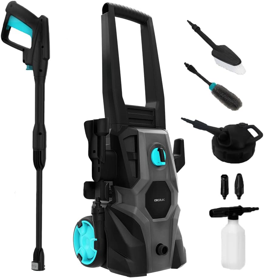 Cecotec HydroBoost 2400 AdvanceClean højtryksrenser. 2400W, Hjem, Have eller Bil, Flowhastighed på 480l/t, 180 trykbarer, Aluminiumpumpe, Aktionsradius 14 m
