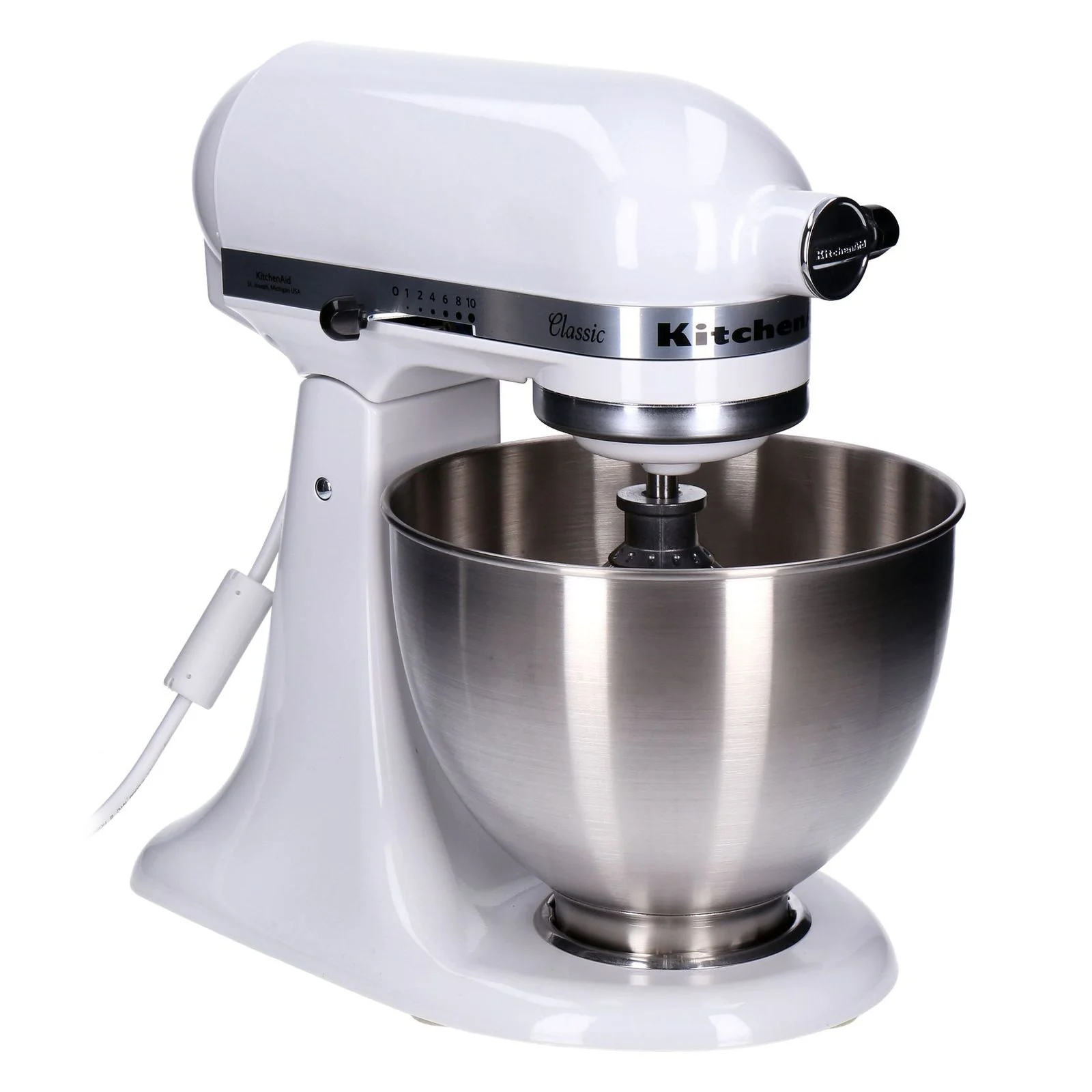 2025 KitchenAid Classic 5K45SSEWH Hvid Foodprocessor