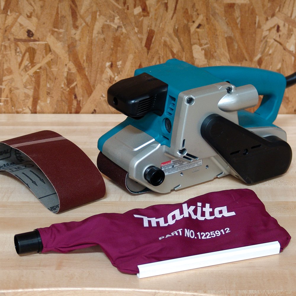 Makita 9903 3 x 21 Zoll Bandschleifer mit variabler Drehzahl