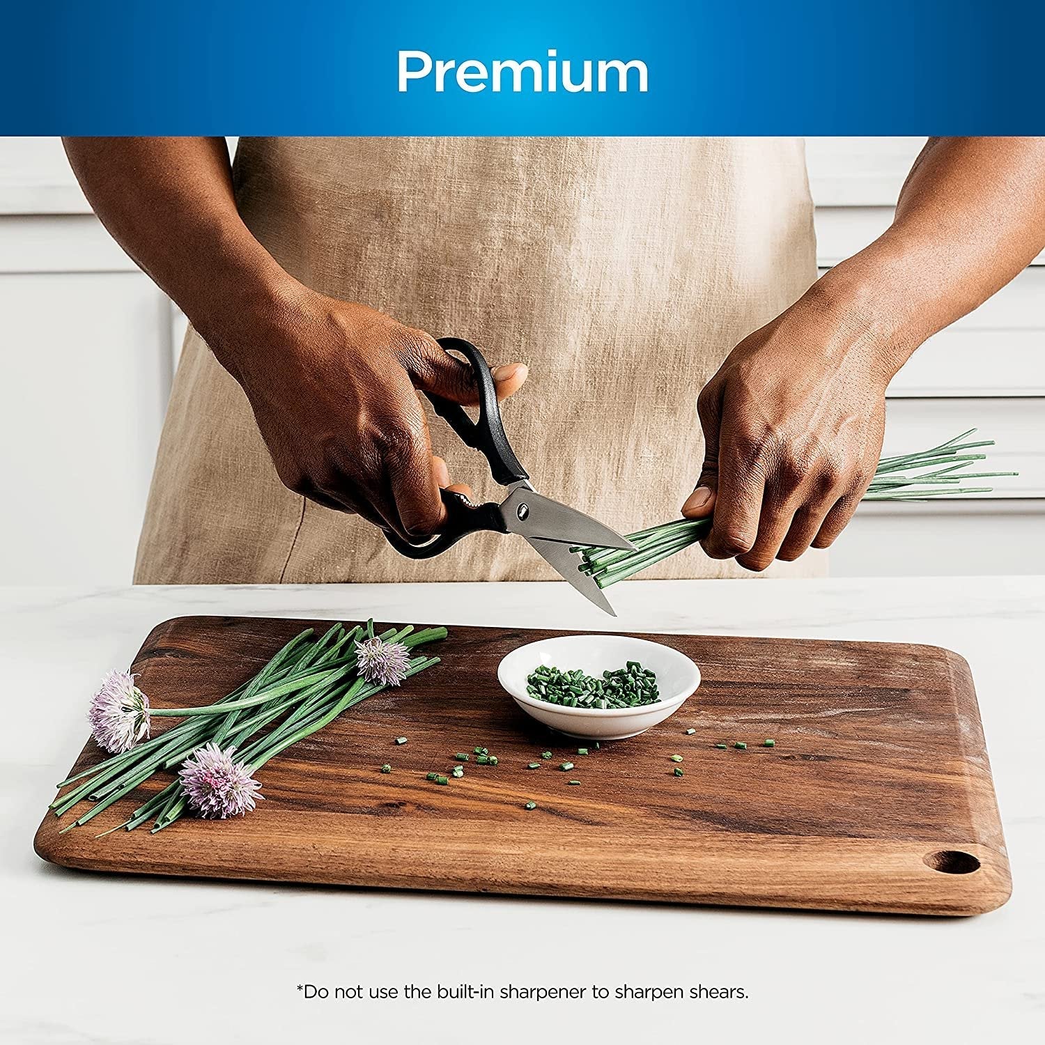 Ninja K32017 Foodi NeverDull Premium 17-teiliges Messerset mit integriertem Messerschärfer, Edelstahl/Schwarz