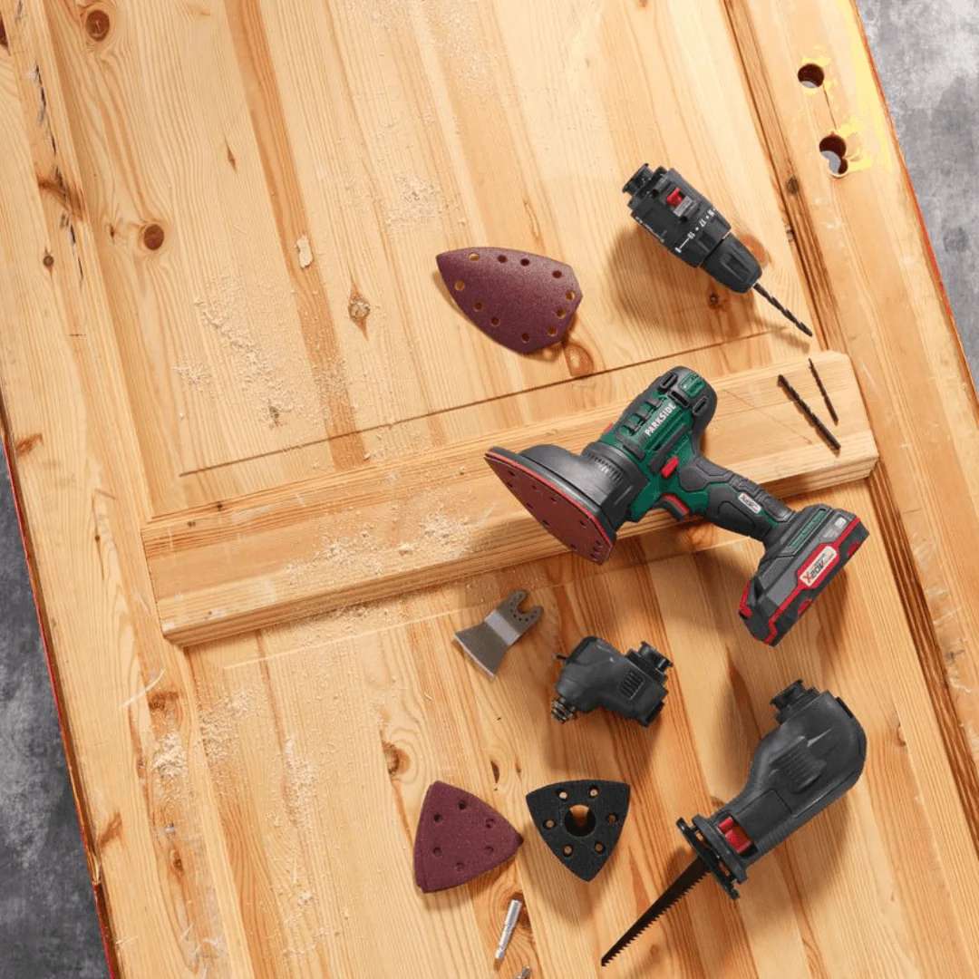 2025 Parkside PKGA 20-Li B1 Akku-kombinationsværktøj