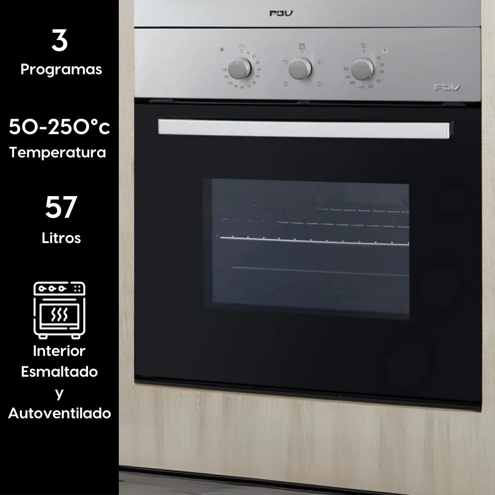 2025 Indbygget ovn Design 57 liter FDV