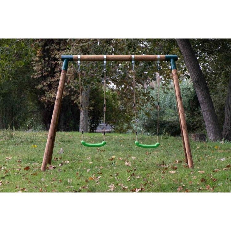 Masgames Kadi L Runde Doppelschaukel aus Holz