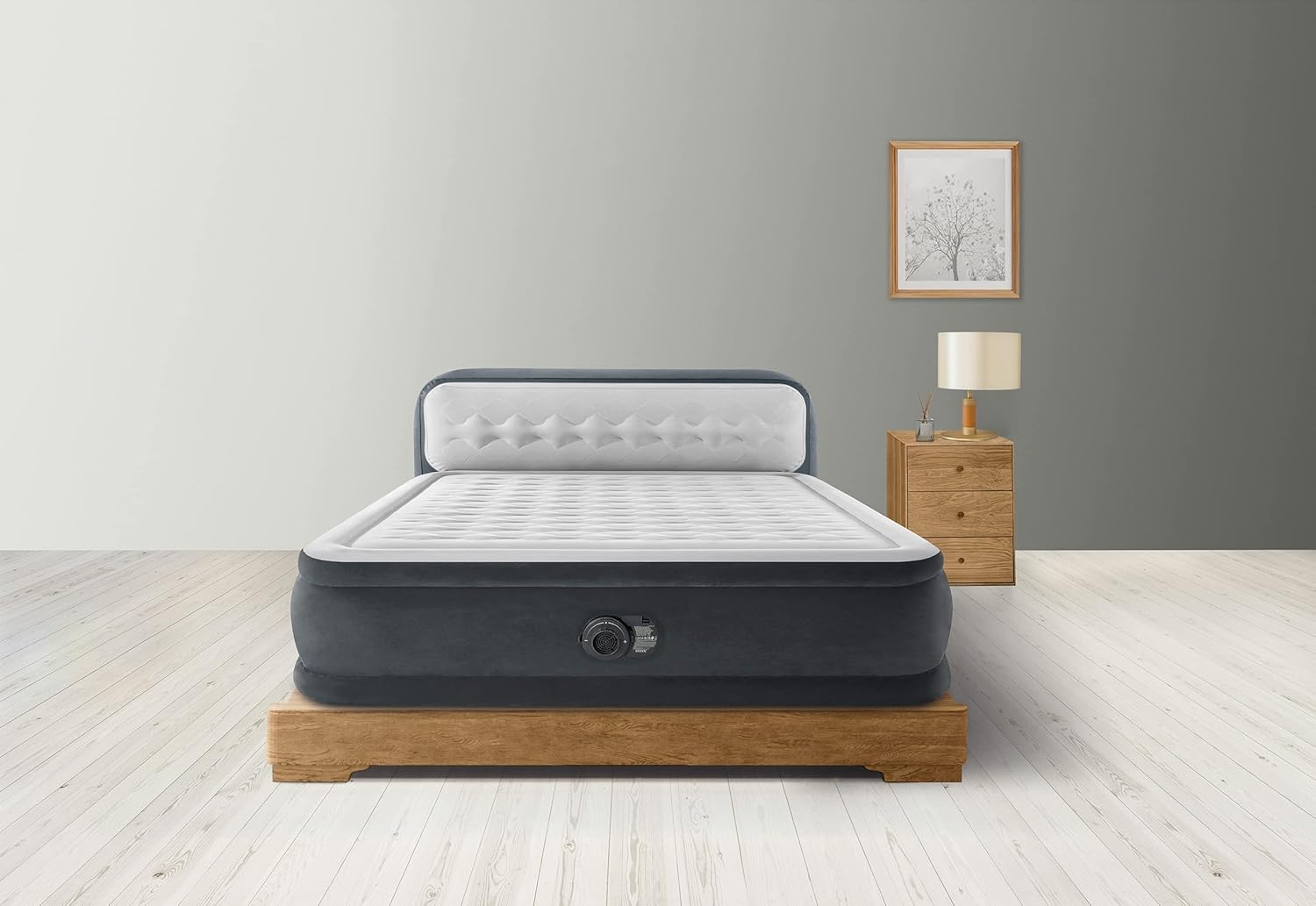 Intex 64428NP – Matelas gonflable ultra moelleux pour 2 personnes avec Fiber-Tech