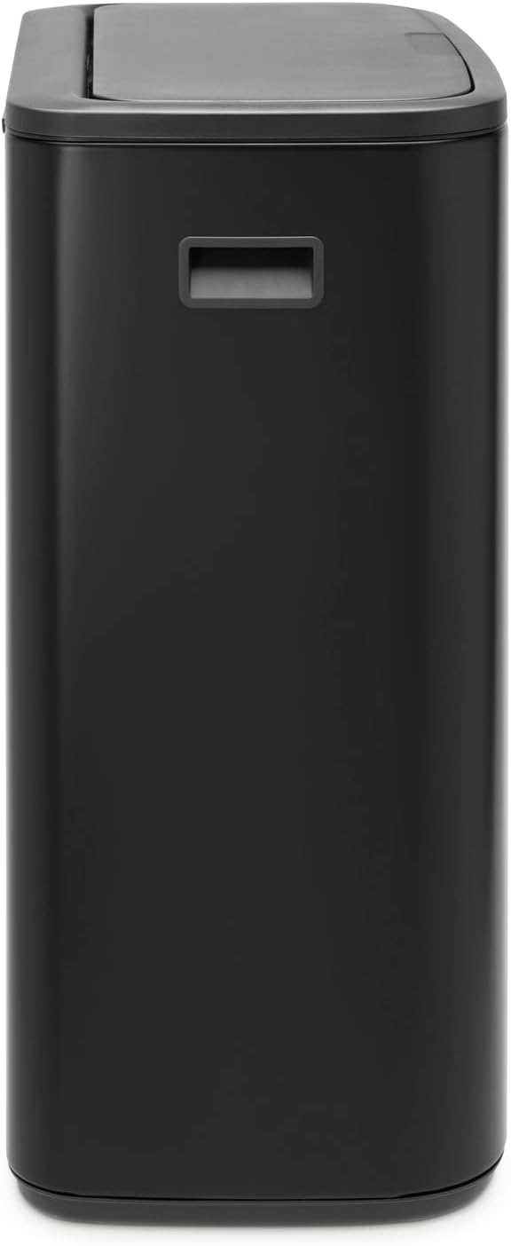 Brabantia Abfalleimer, Stahl matt, Anti-Fingerprint, 2 x 30 l
