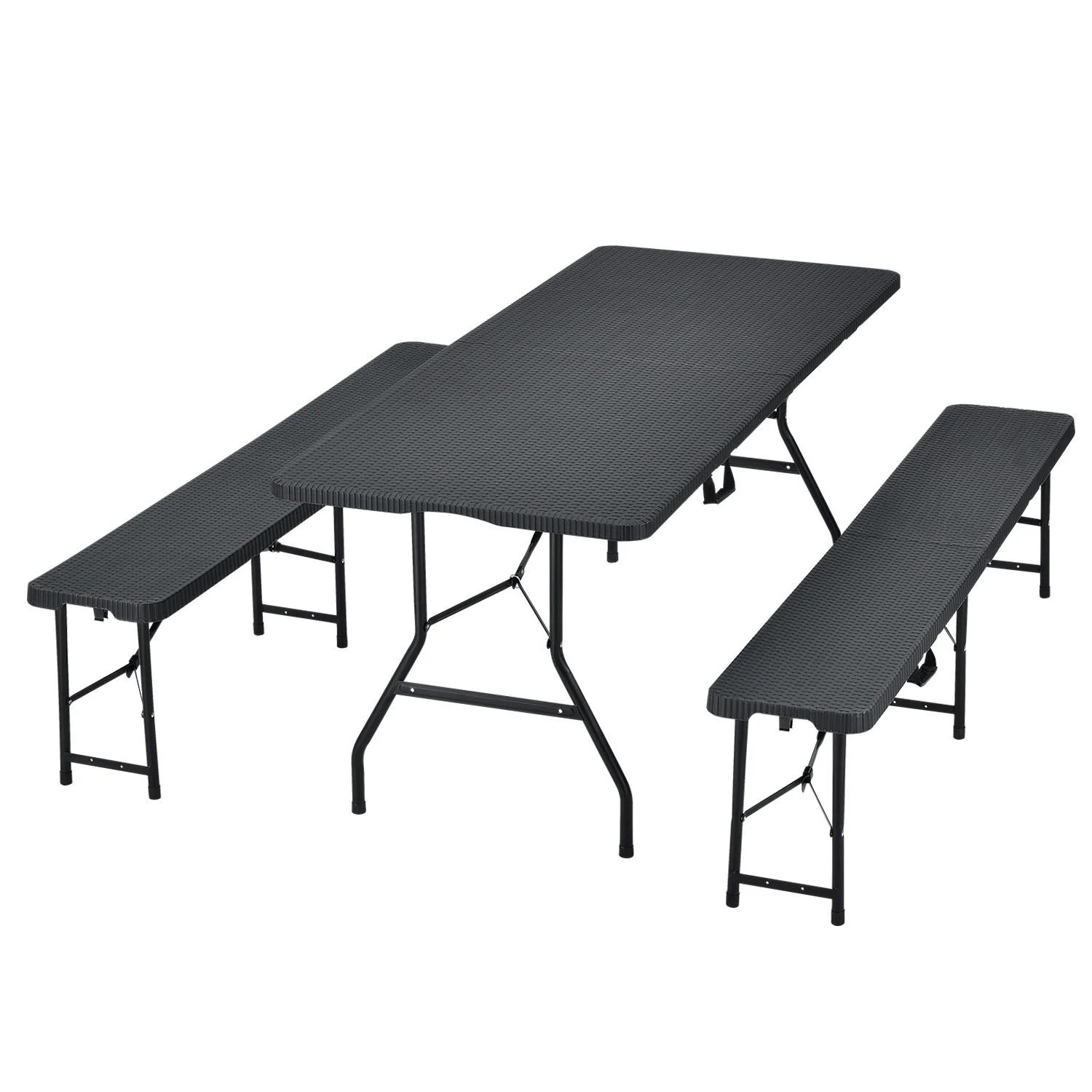 Ensemble de mobilier de fête pliable Amberg 180 cm (2025)