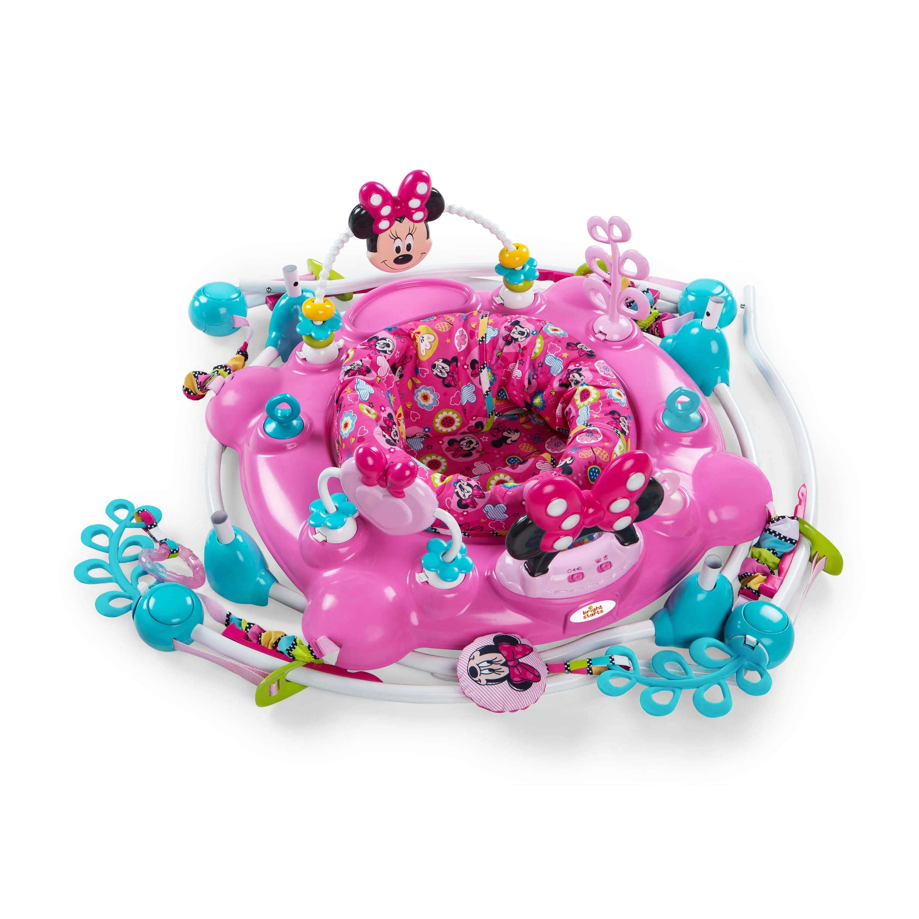 Disney Baby Minnie Mouse Bright Start aktivitetsgåvogn med lys og melodier. Til børn fra 6 måneder og opefter.