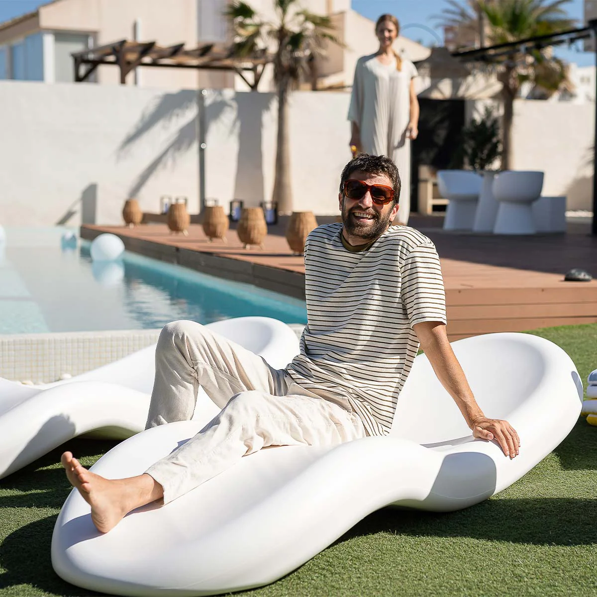 Rasa Sonnenliege für Zuhause, Schwimmbäder, Hotels und Strandclubs