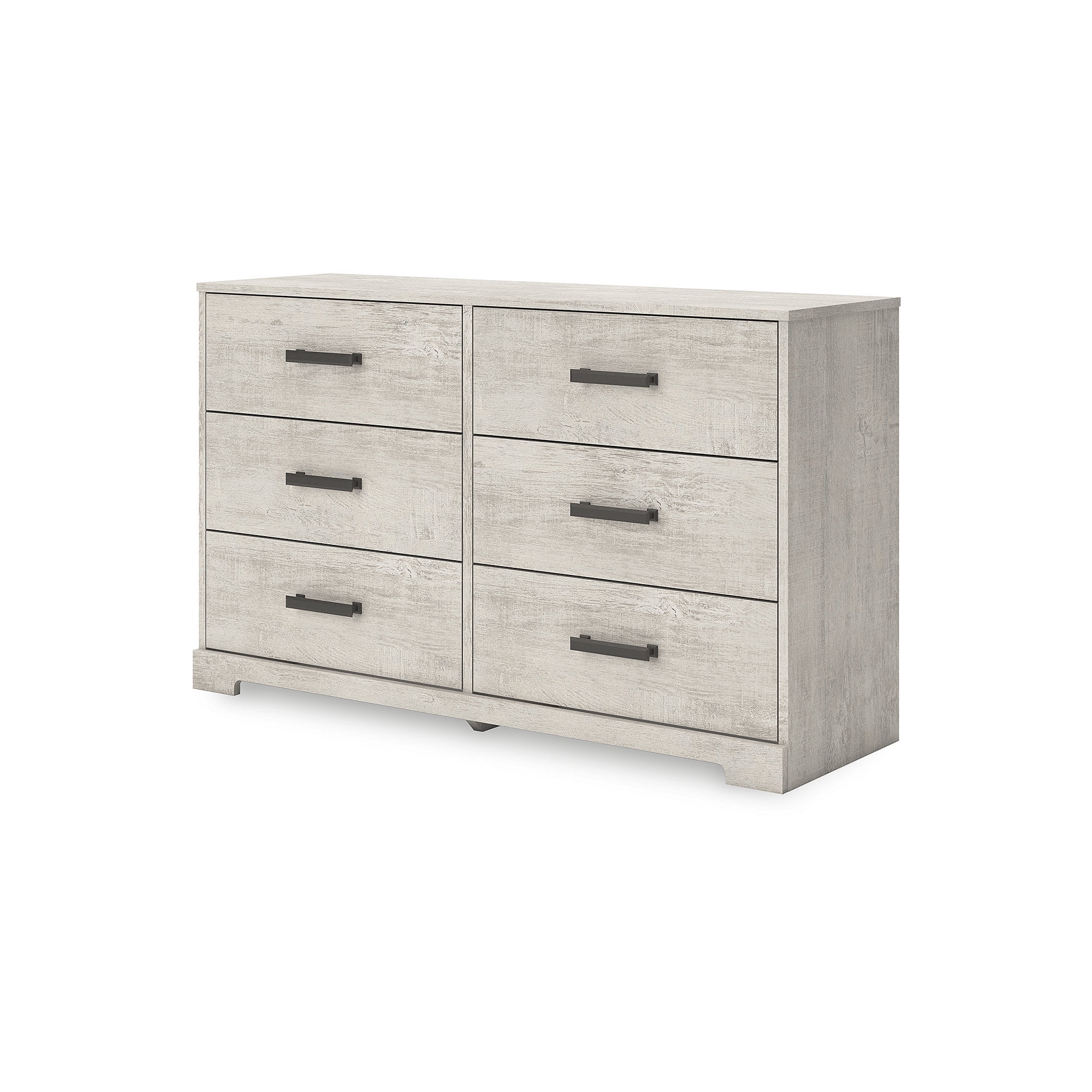 Shawburn kommode med 6 skuffer, moderne landhusstil fra Signature Design by Ashley. Off-white finish.