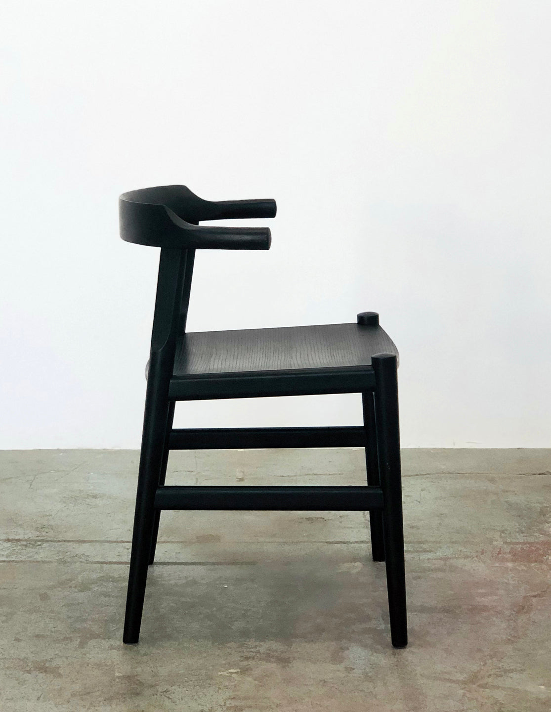 Silla de comedor Frank - Fresno negro