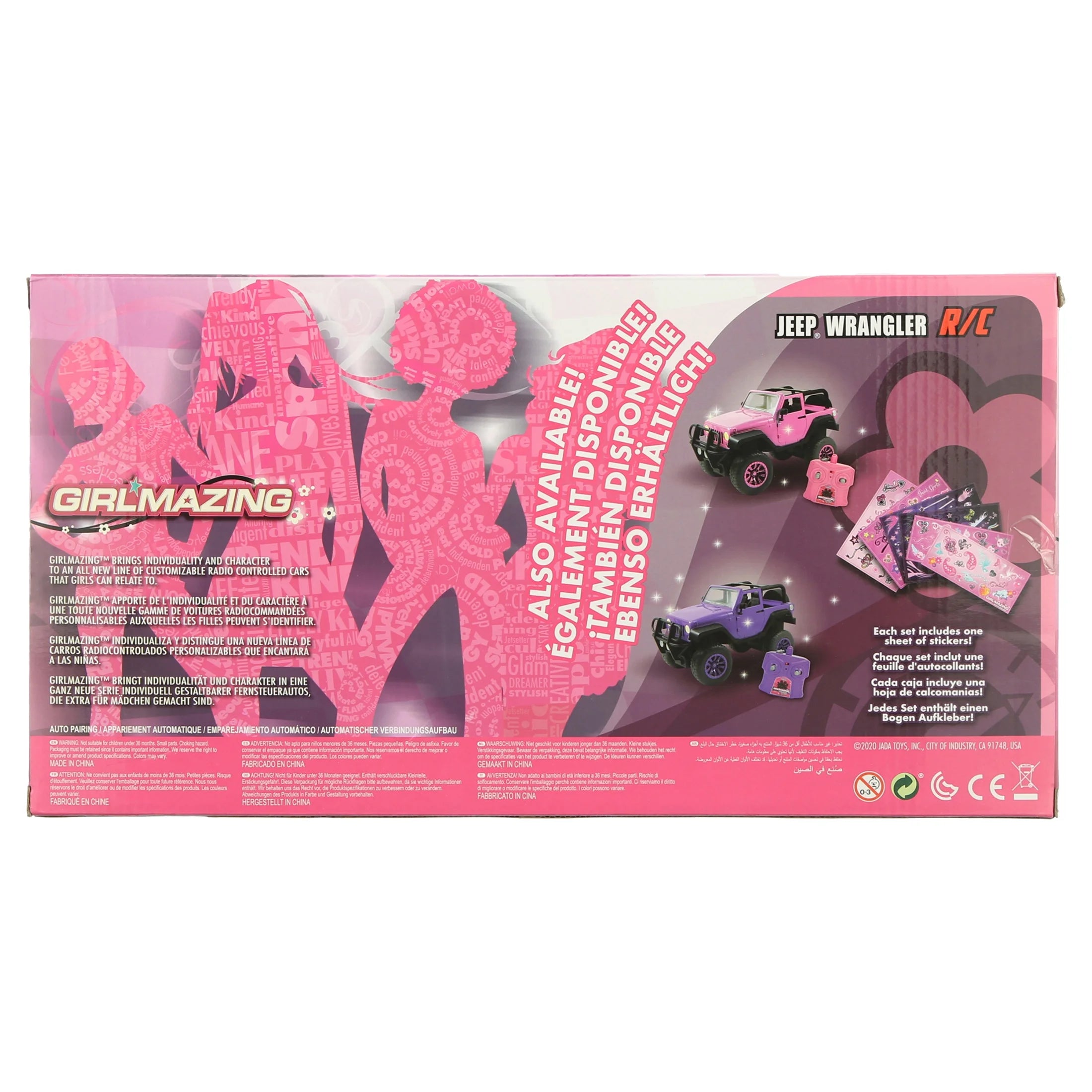 Jada Toys – GirlMazing ferngesteuerter Jeep, Lila