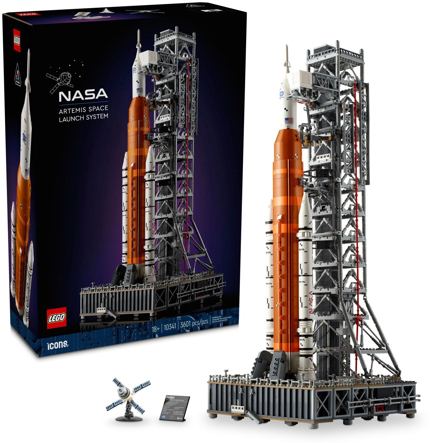 LEGO – Icons NASA Artemis rumopsendelsessystem Gør-det-selv-projekt for voksne 10341