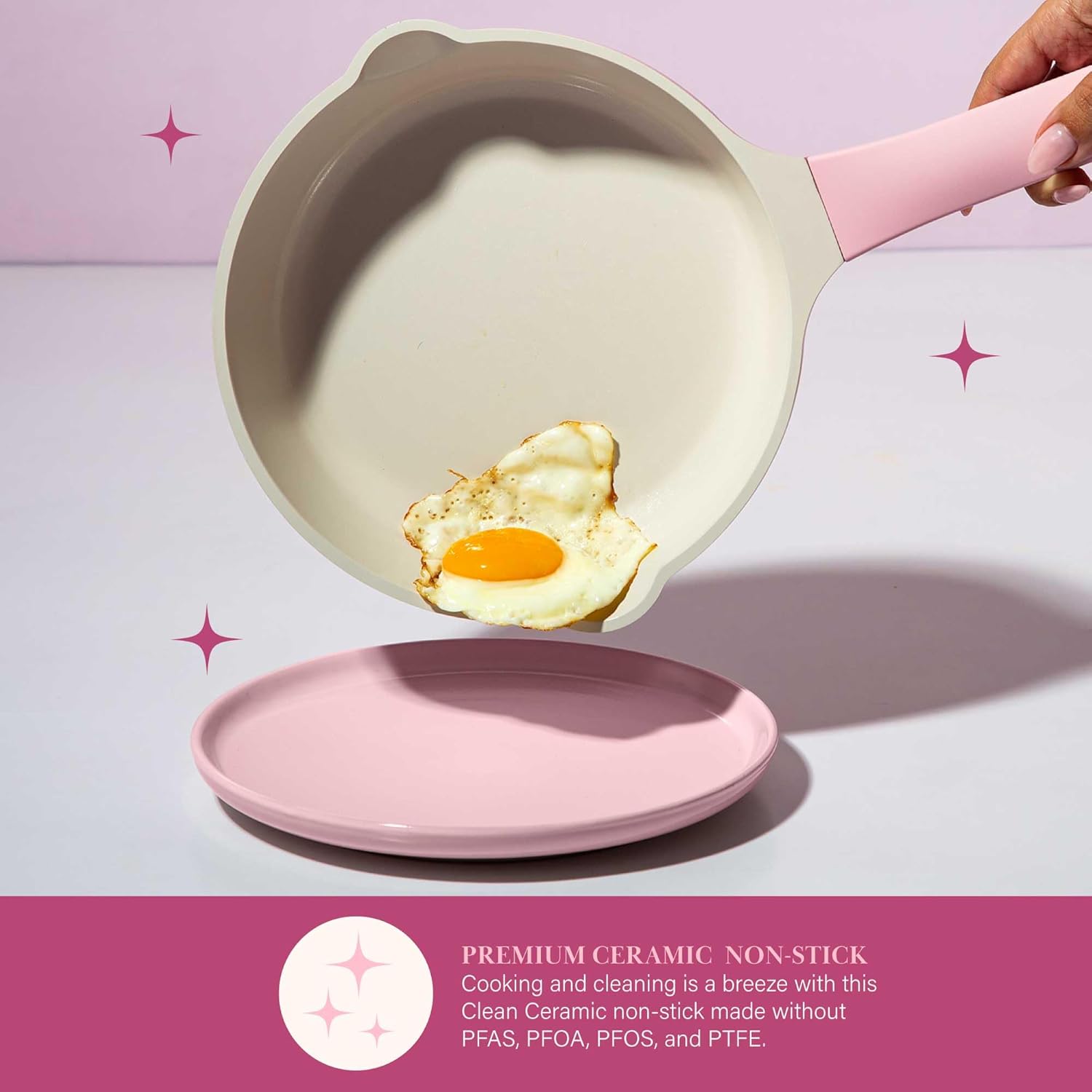 Paris Hilton Kochgeschirr-Set aus Aluminiumguss, Rosa