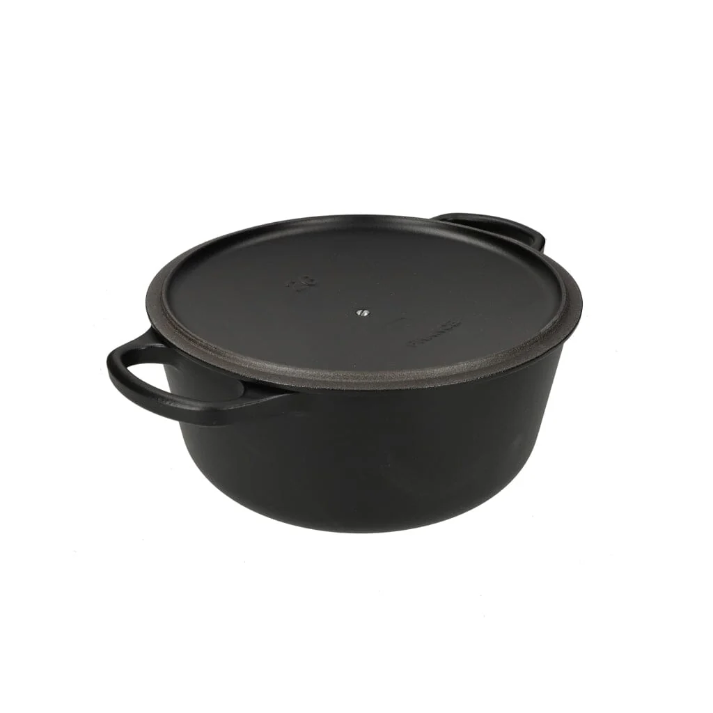 2025 Le Creuset - Signature Rund Mat Sort Stege-/Sauterpande 26 cm 5,3 l (Sort Indvendigt)