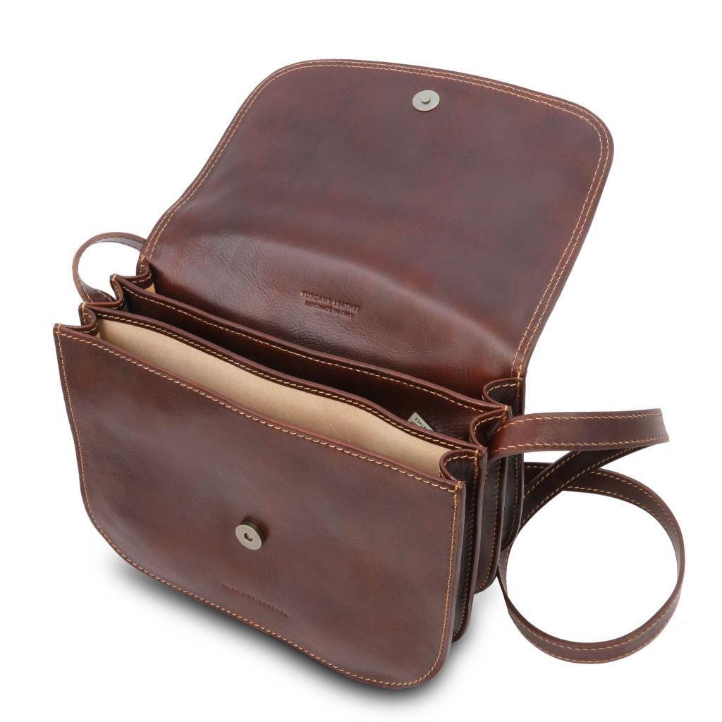 Greta - leather saddle bag | TL141958