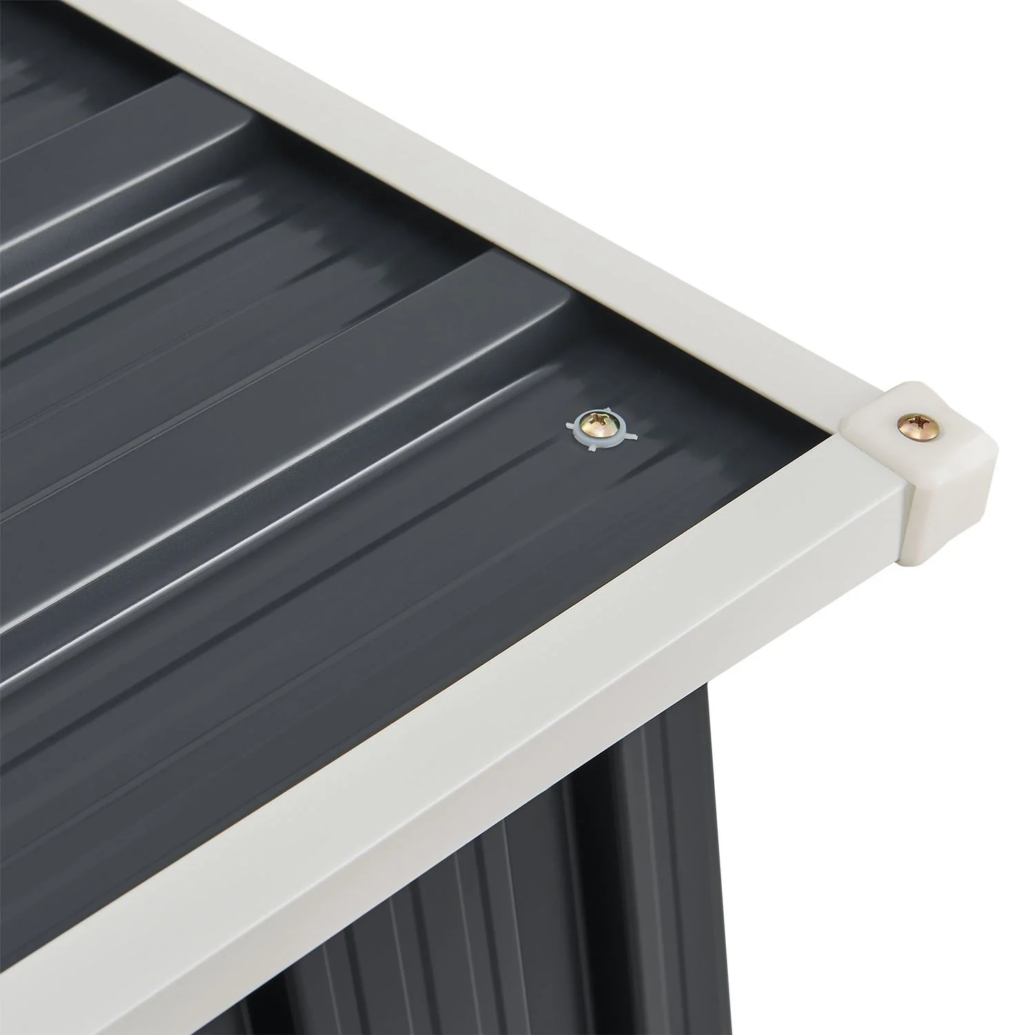 Abri de jardin métallique 2025 S avec toit incliné