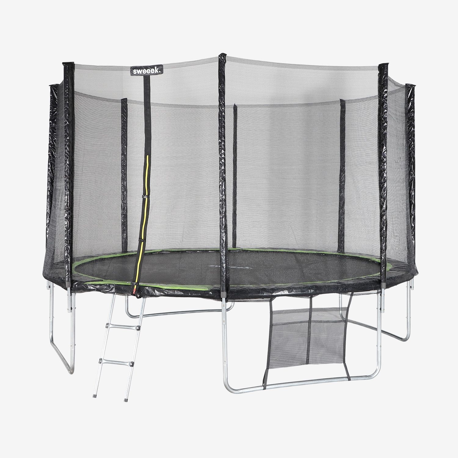 Trampolin mit Zubehörset, 370 cm, Grün