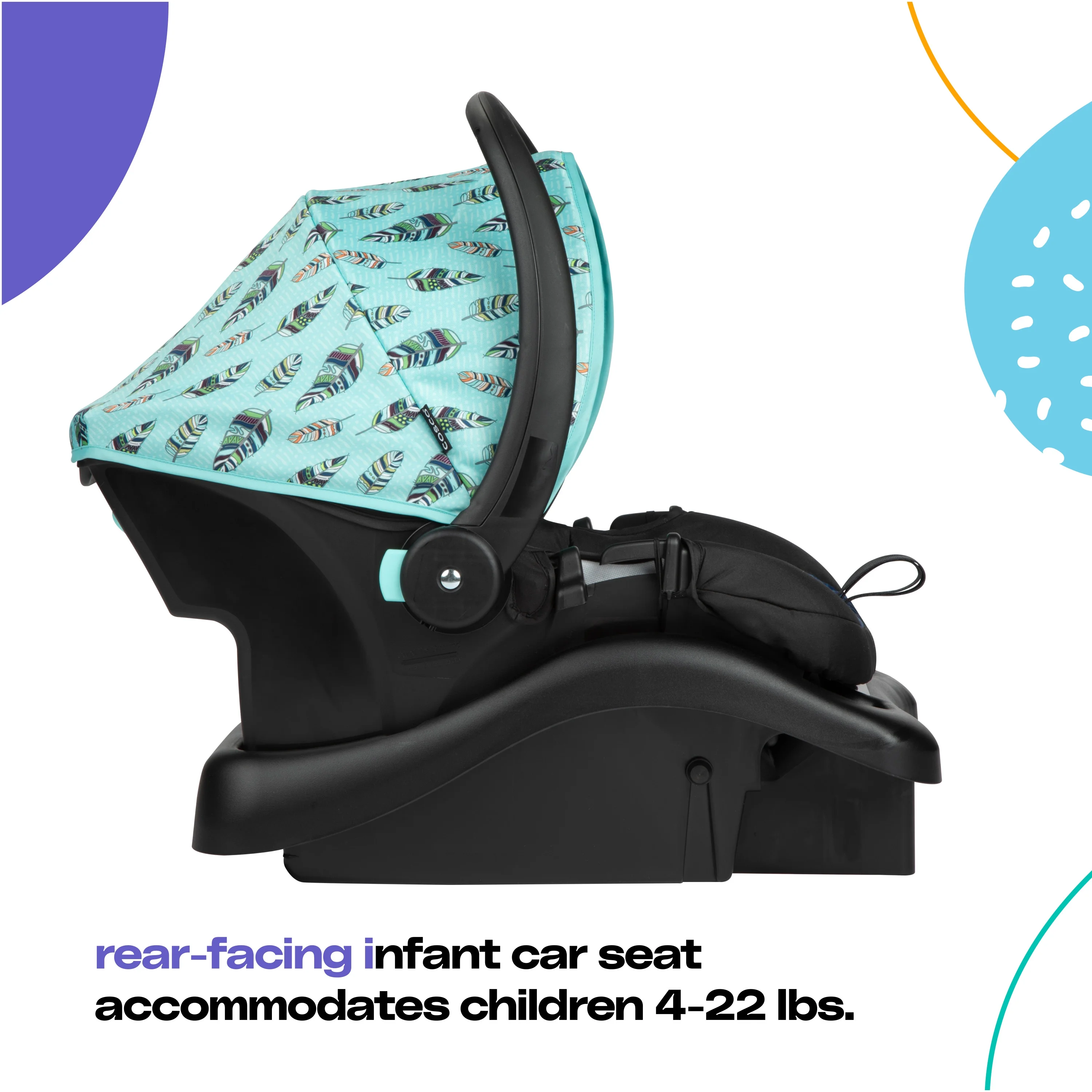 2025 Cosco Kids Lift & Stroll DX rejsesystem. Grå pile. Til småbørn. Unisex