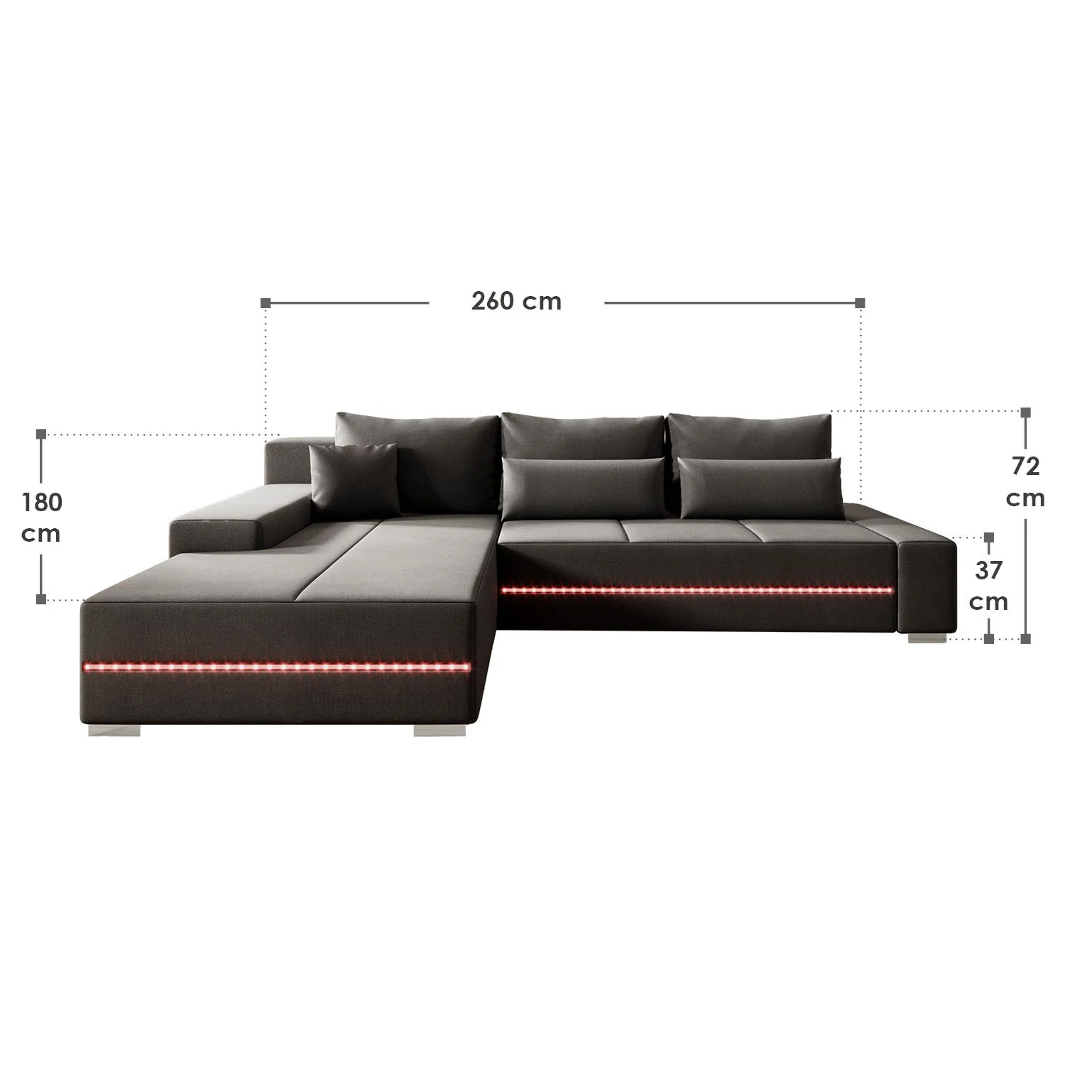2025 Davos Sofa mit LED