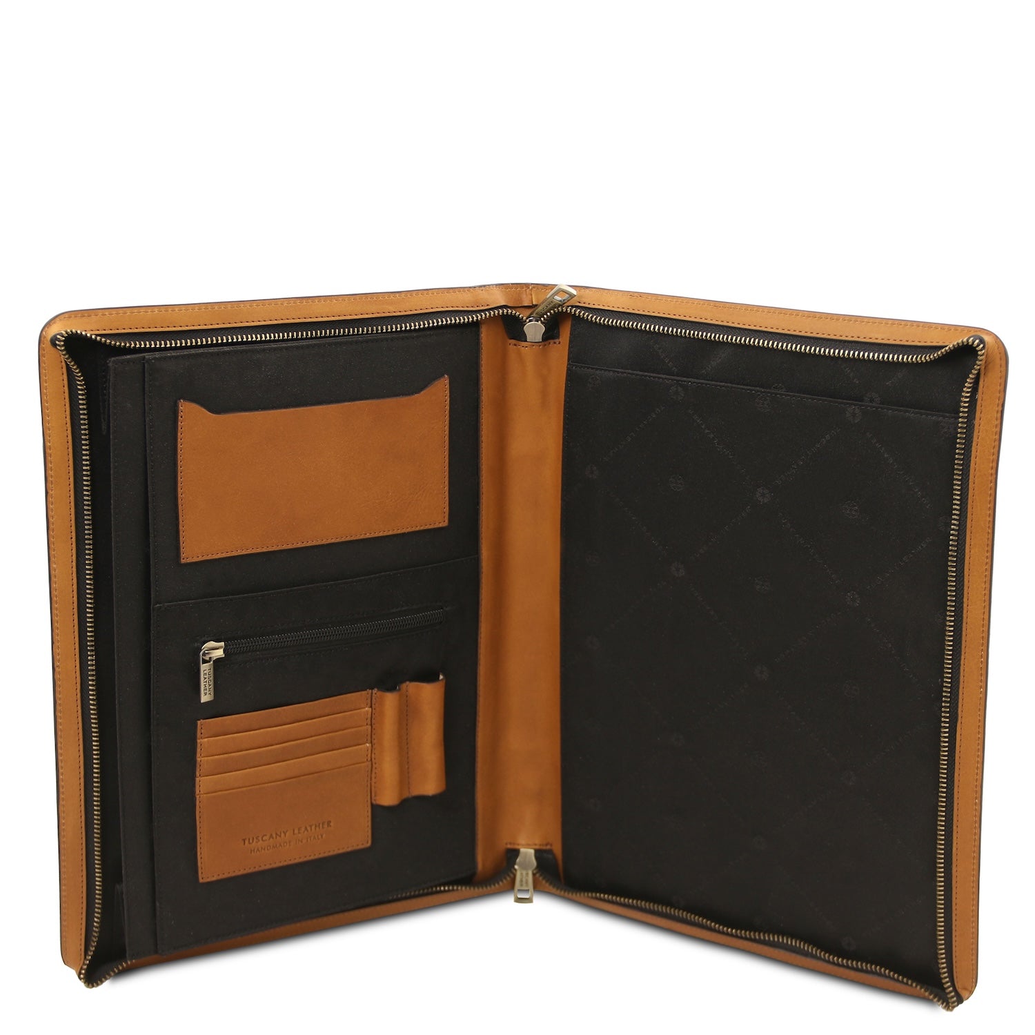 Costantino - Leather document case with handle | TL142545
