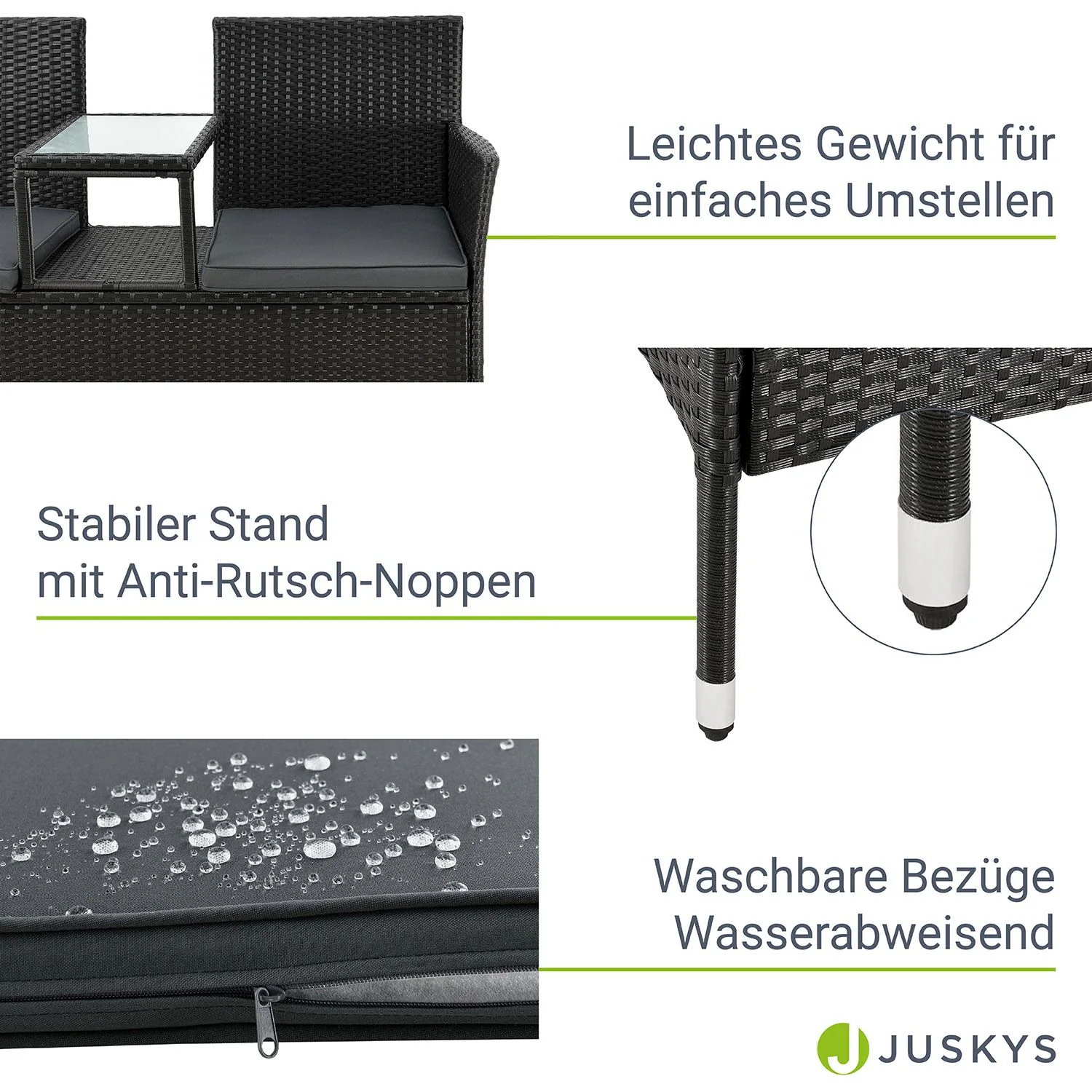 Banc en polyrotin Monaco 2025