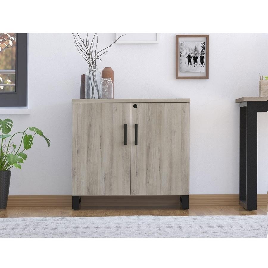 Armoire de rangement Apex 2025 en chêne vieilli
