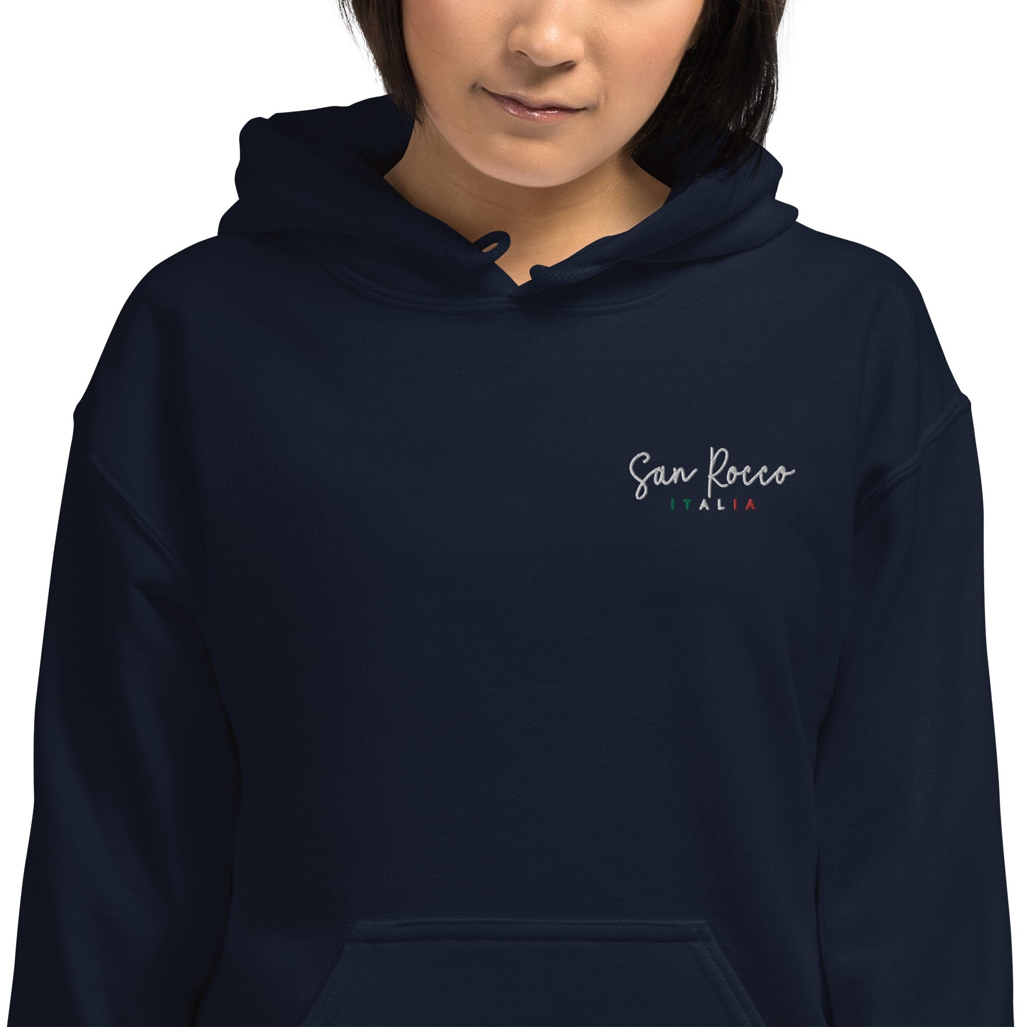 San Rocco Italia Embroidered Logo Unisex Hoodie