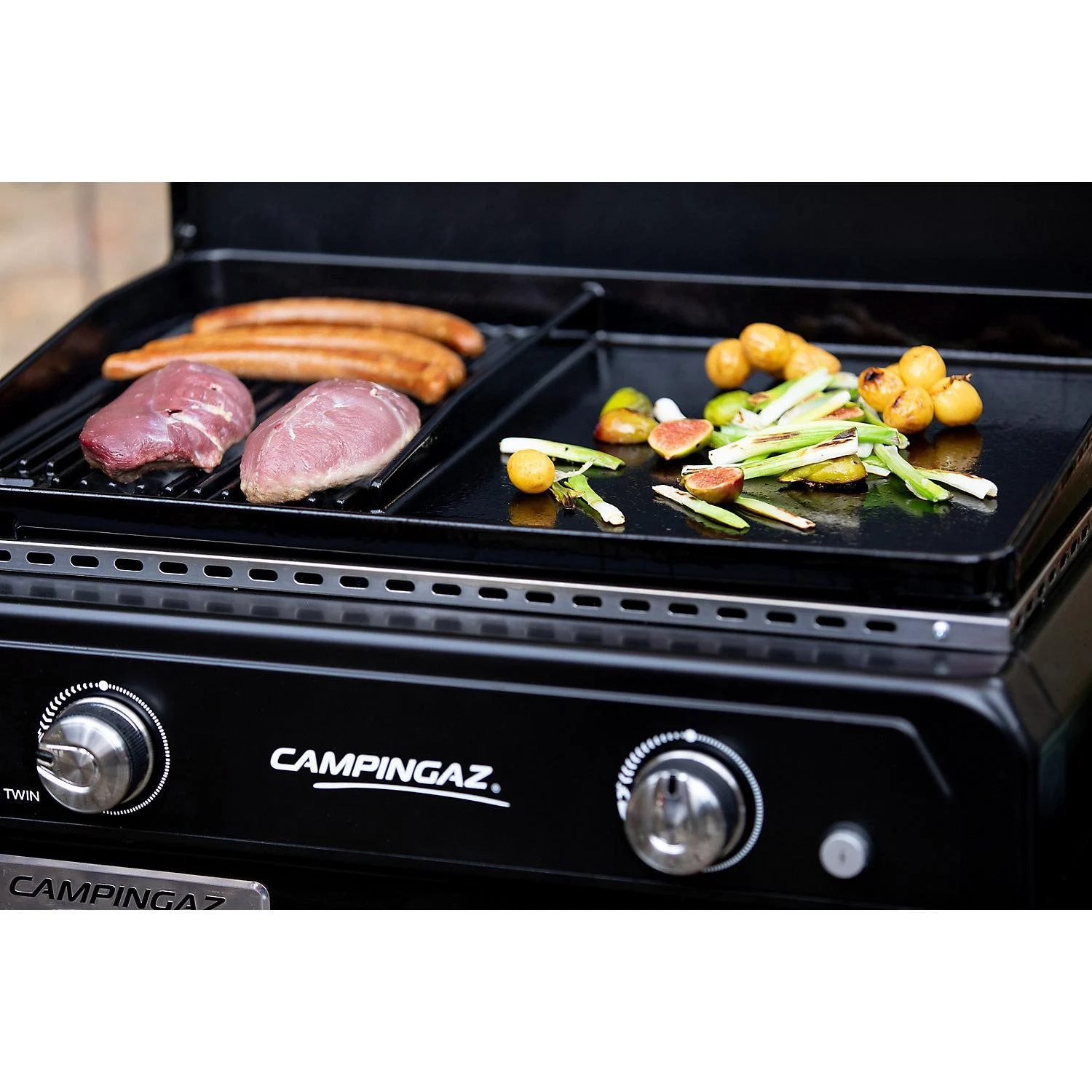 Blue Flame LXD Doppel-Gasgrillplatte