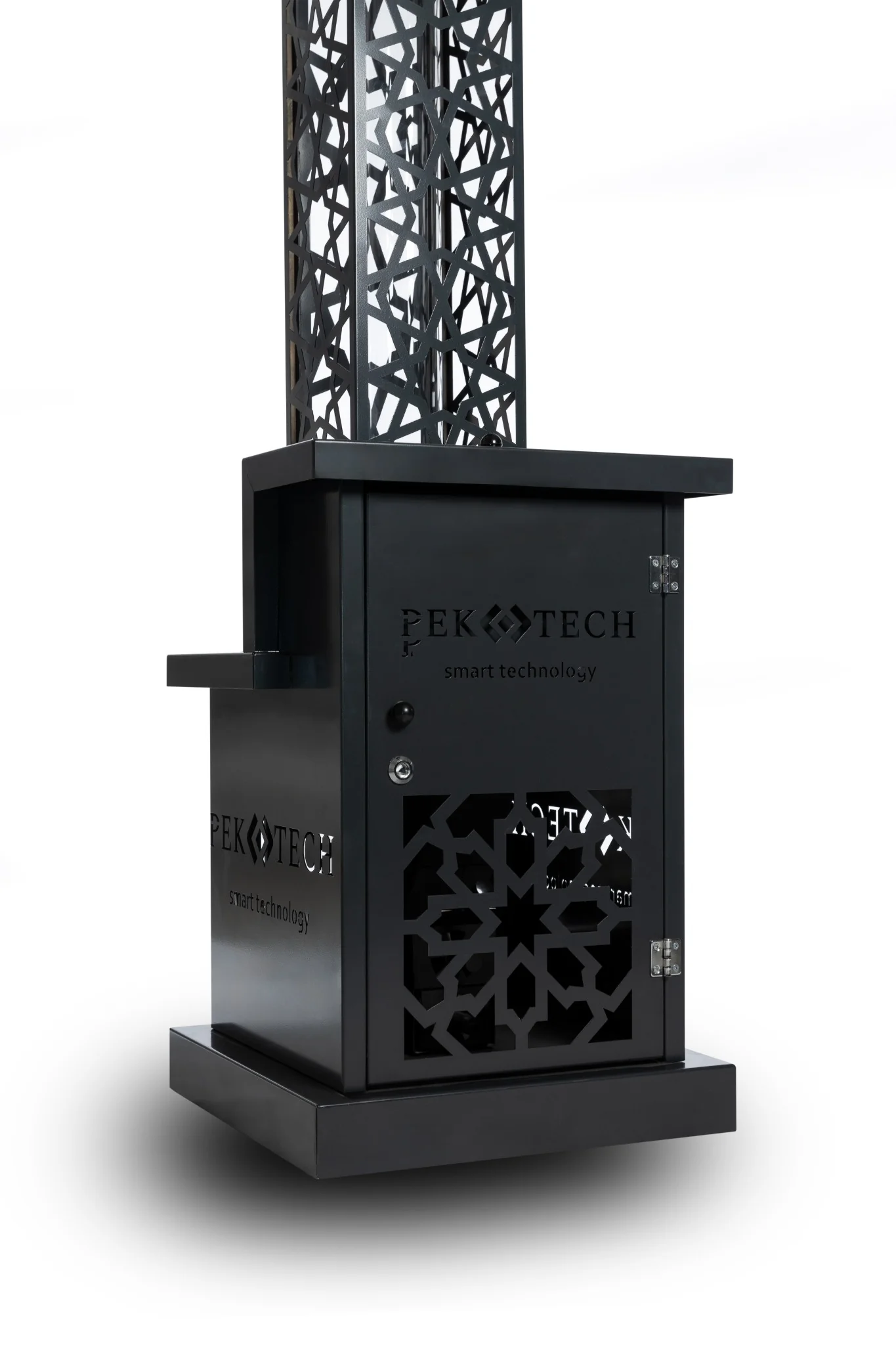 Pektech Peluxe Anthrazit 2025 – Eleganter Pelletofen für Garten, Terrasse und Restaurants