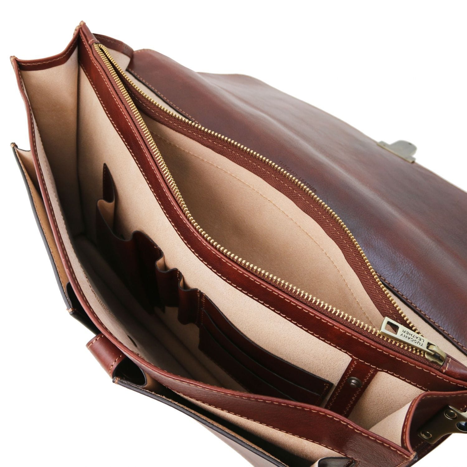 Assisi - Leather briefcase 3 compartments | TL141825