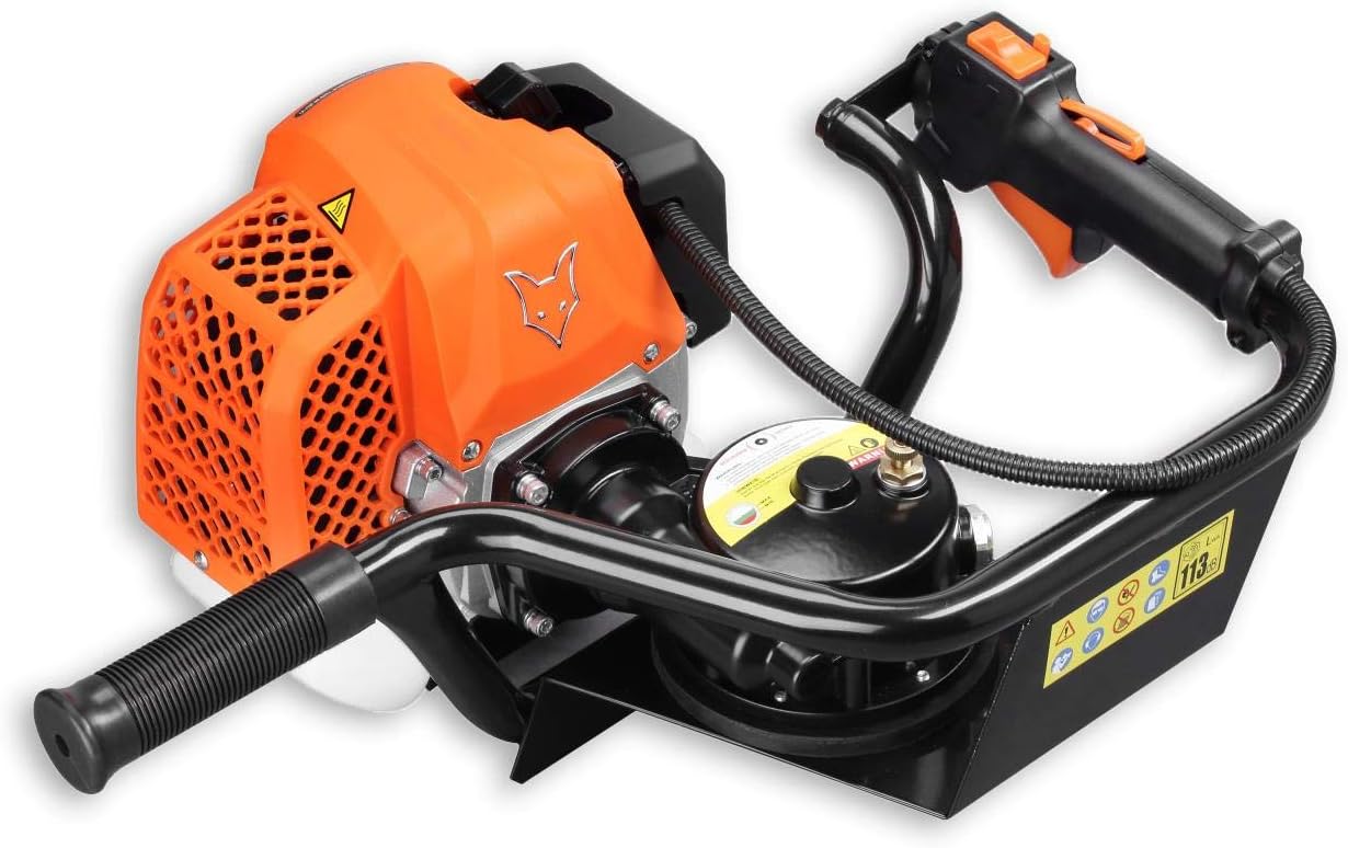 FUXTEC FX-EB152-3HP 52CC Benzin-Bohrmaschine mit 3 Bohrern 100/150/200 mm