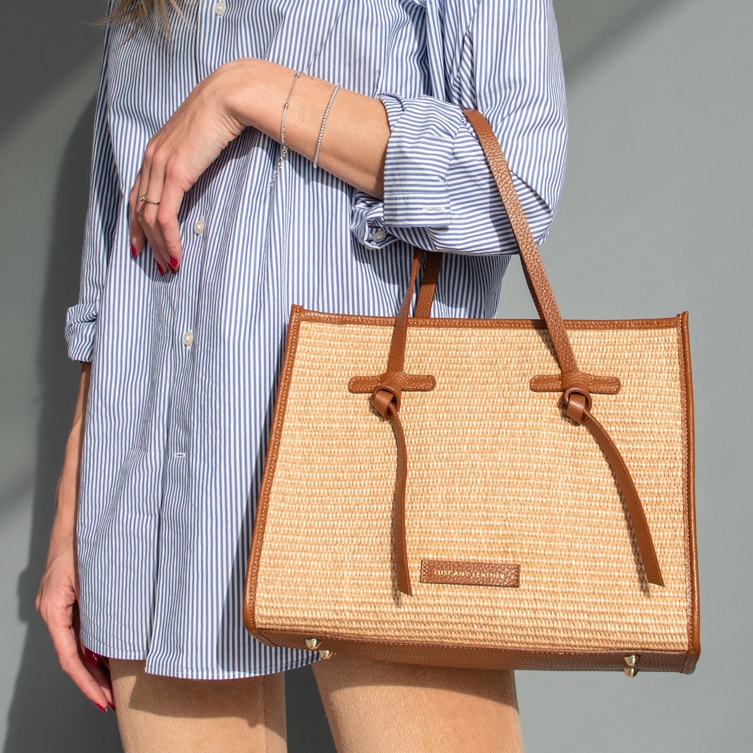 Frame - Straw effect shoulder bag | TL142566