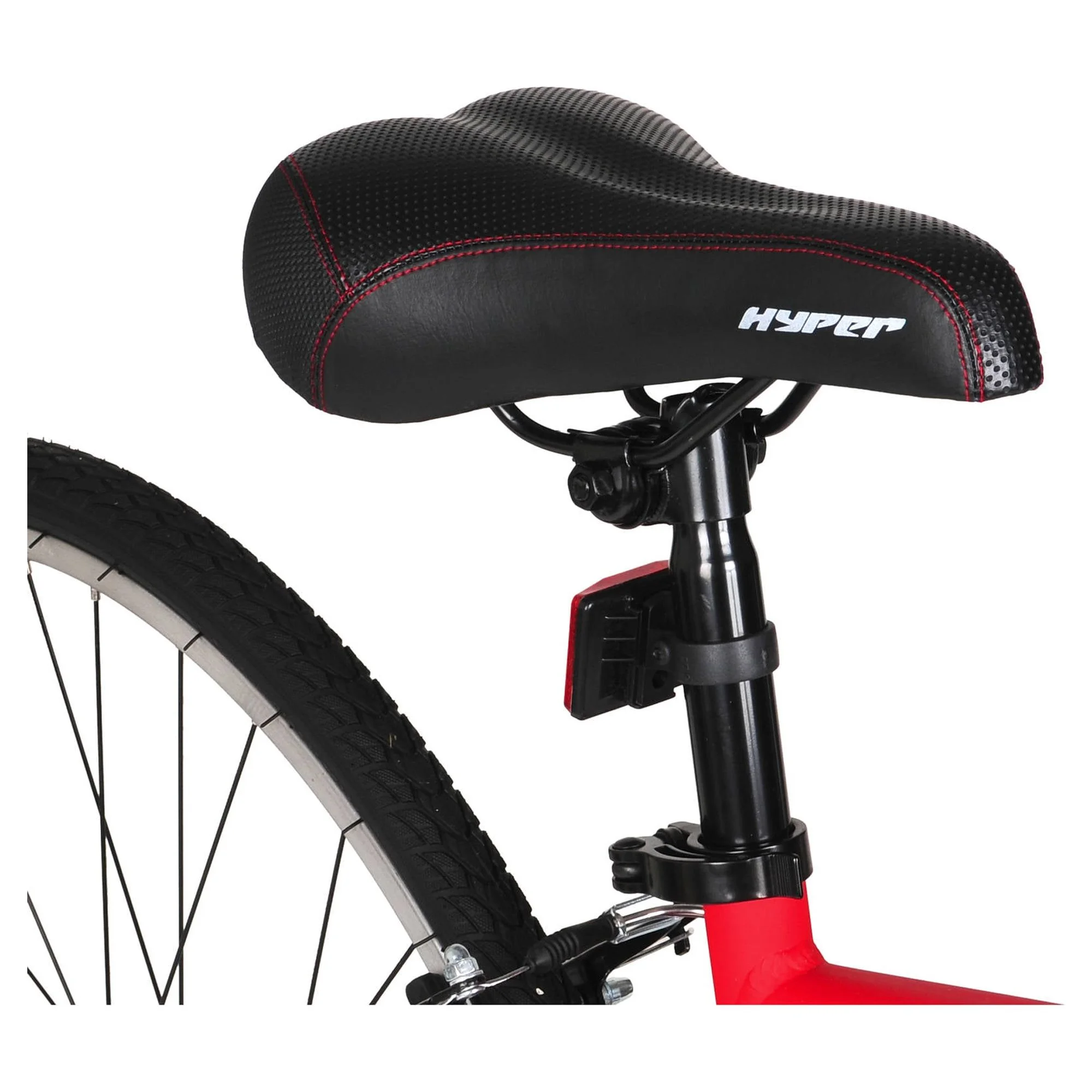 Vélo hybride Hyper Spin Fit pour homme. 700c. Noir et rouge.