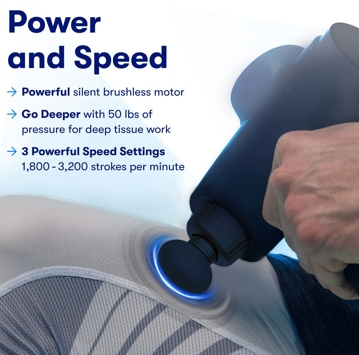 Tiefengewebsmassagepistole – Flyby F1Pro – Handmassagegerät für Nacken und Rücken zur Schmerzlinderung