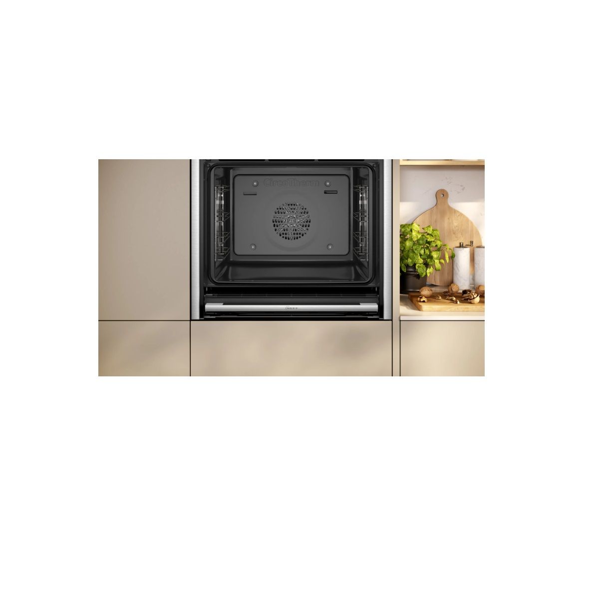 Neff Einbau-Multifunktionsbackofen 71 l 60 cm mit Hydrolyse, Schwarz - B54cr31n0