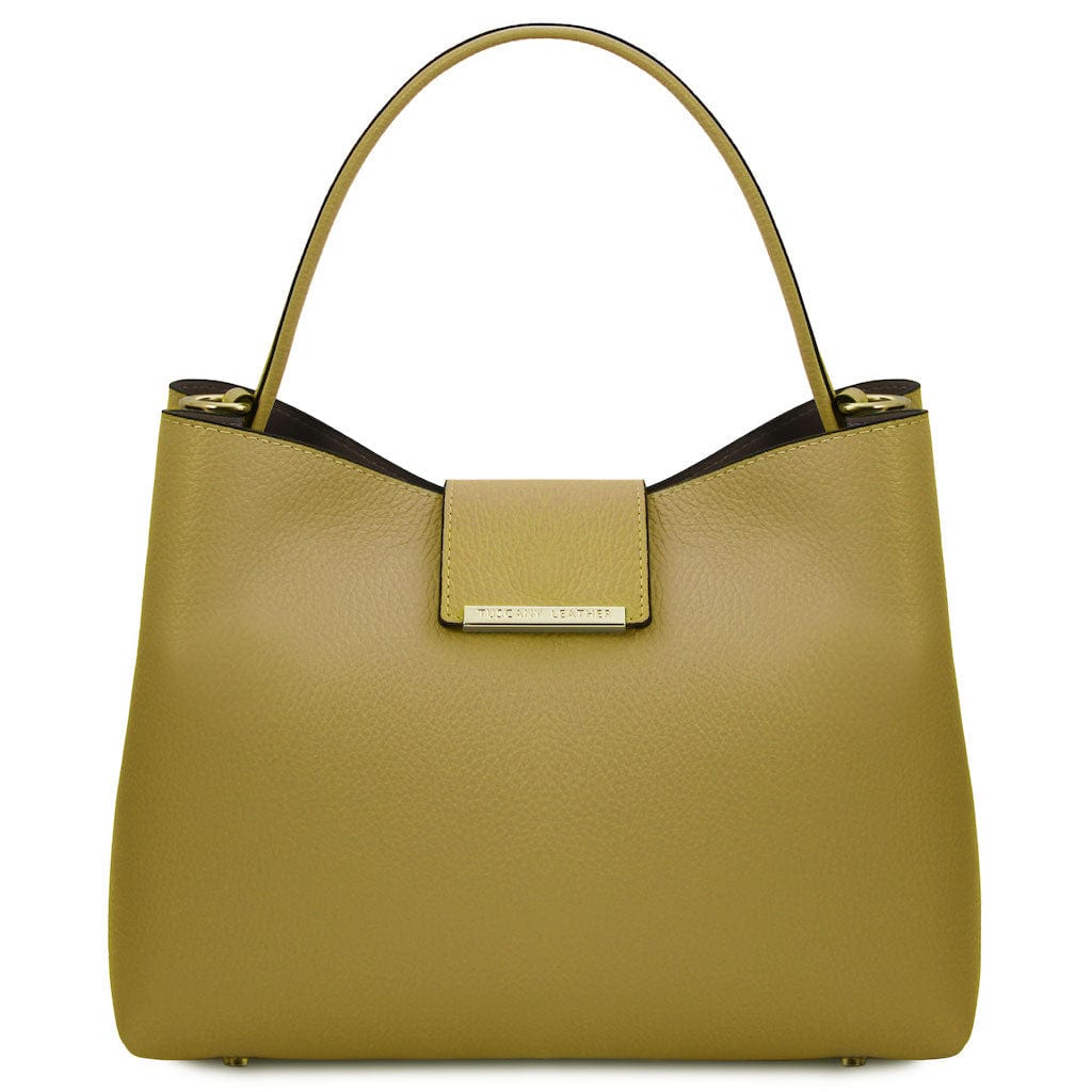 Clio - Pebbled leather bucket bag | TL142356