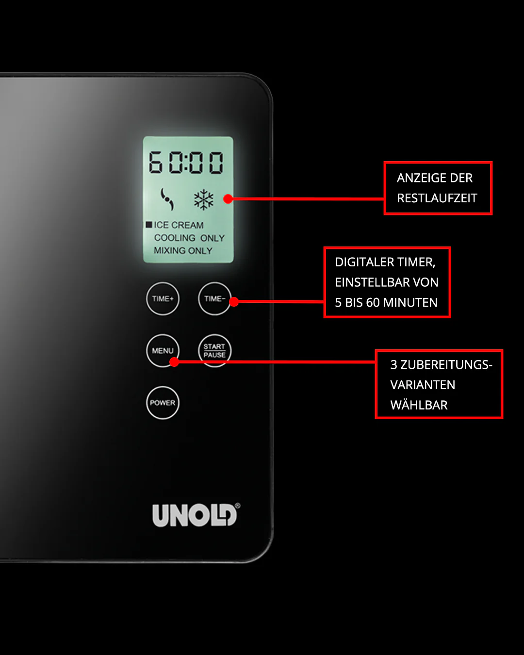 Gusto Sorbetmaschine 2025 mit Rezeptbuch, 2 l