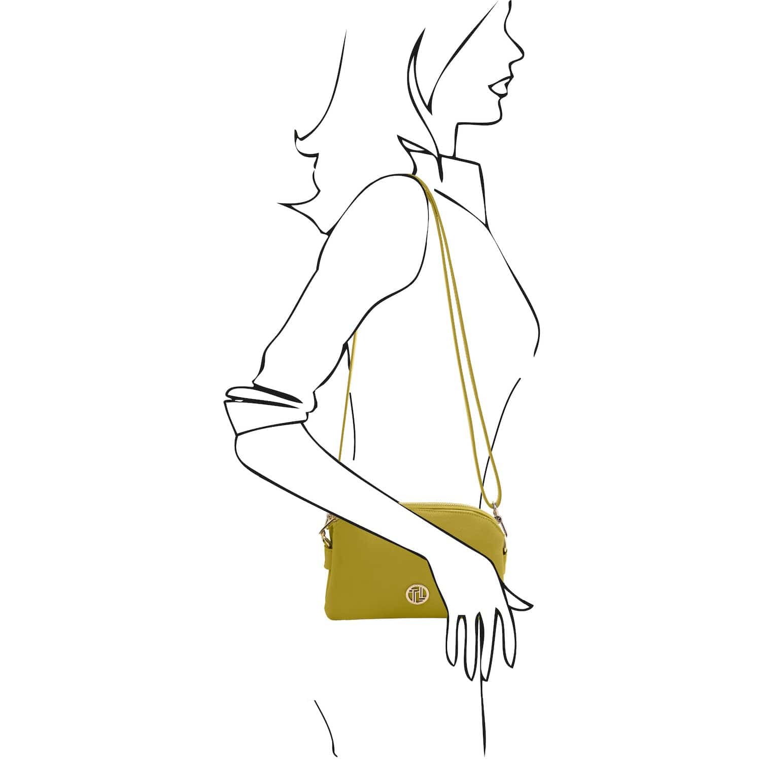 Lily - Soft leather shoulder bag | TL142375