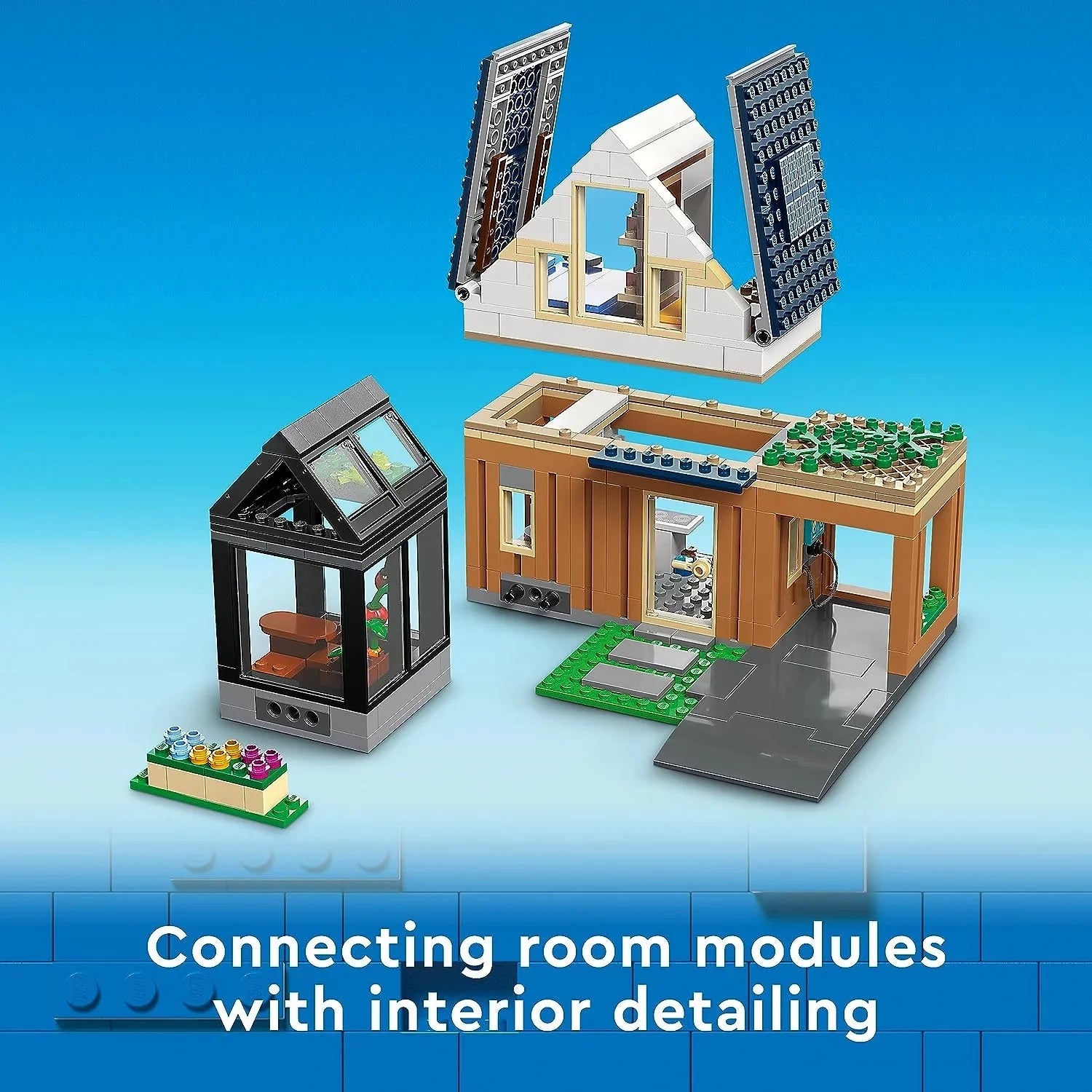 Lego City Familienhaus und Elektroauto 60398