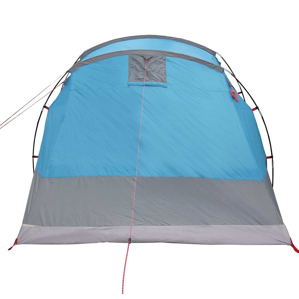 Tente tunnel bleue imperméable 2025 pour 4 personnes V6491