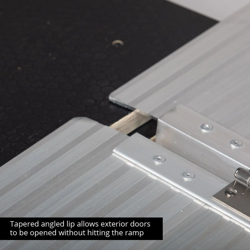 2025 Titan Ramps 1,2 m simpel foldbar kørestolsrampe – 270 kg lastekapacitet