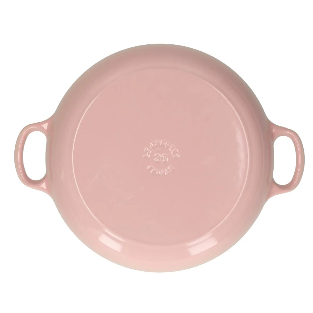2025 Le Creuset – Campagnard Signature Blossom Kasserolle 26 cm Muschelrosa
