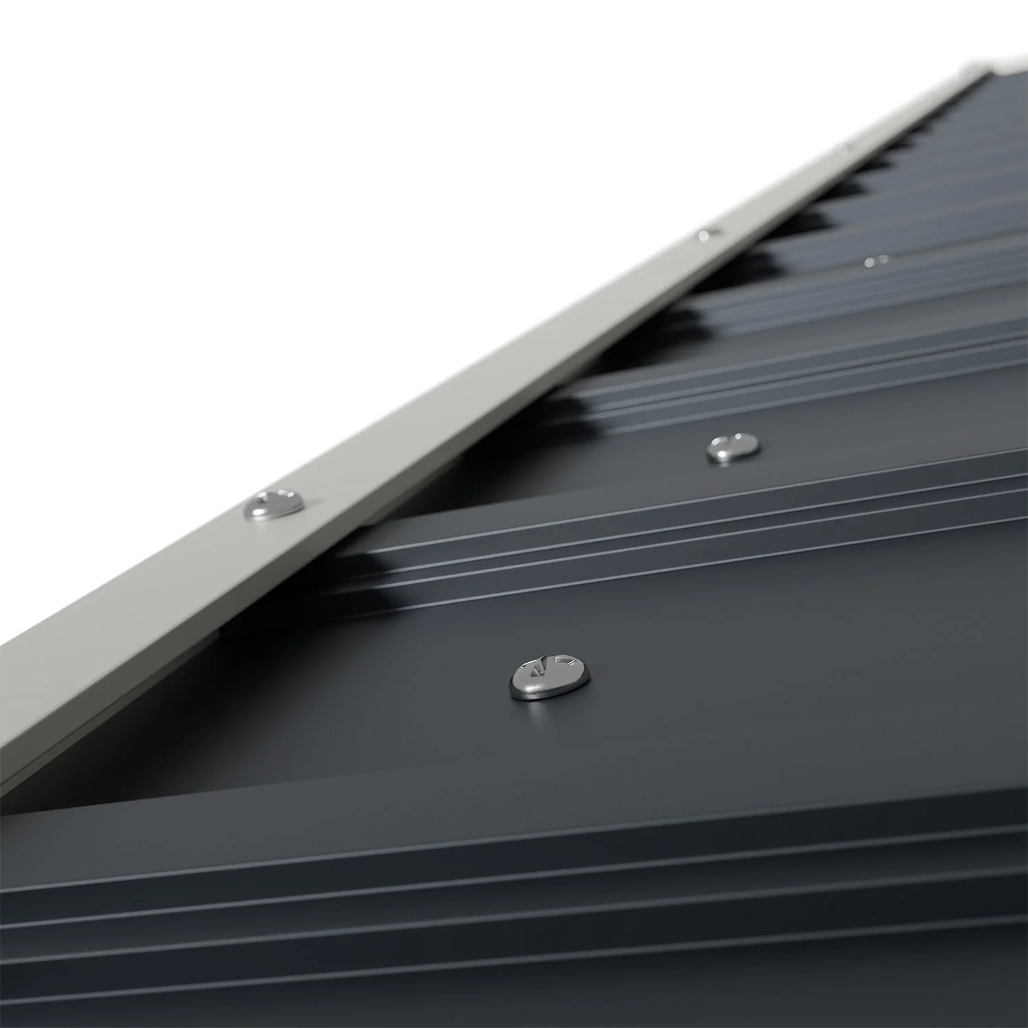 Abri de jardin en métal vert foncé 2025, modèle M avec toit incliné