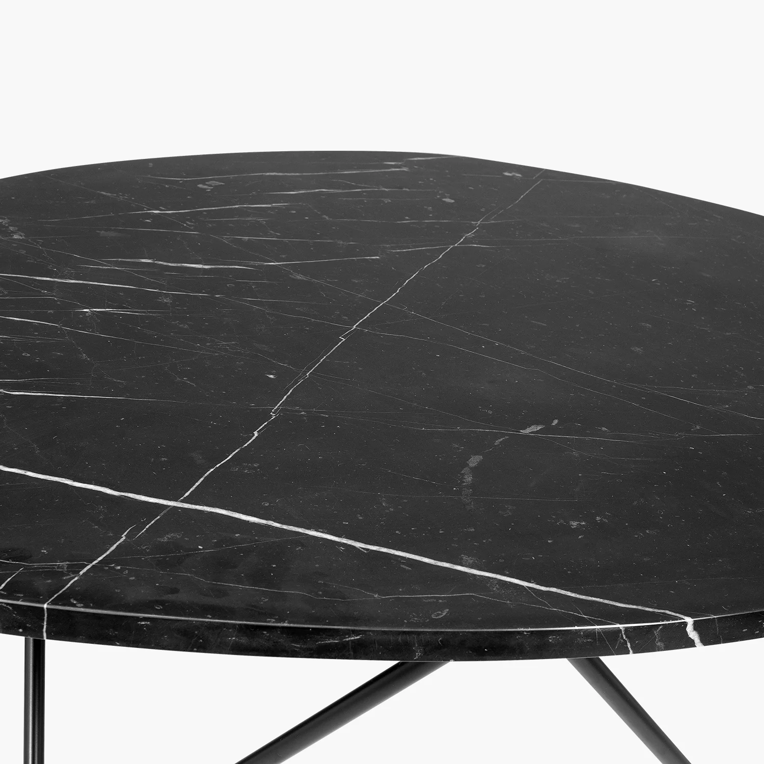 Table basse Louis en marbre noir