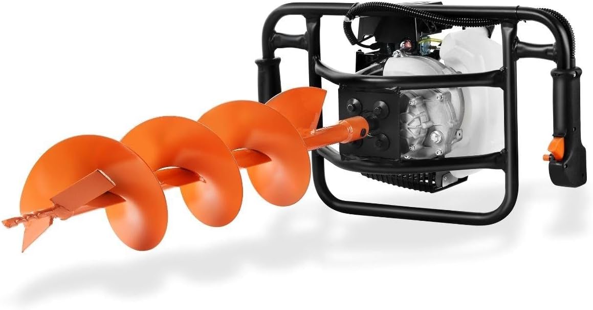 FUXTEC FX-EB152-3HP 52CC Benzin-Bohrmaschine mit 3 Bohrern 100/150/200 mm