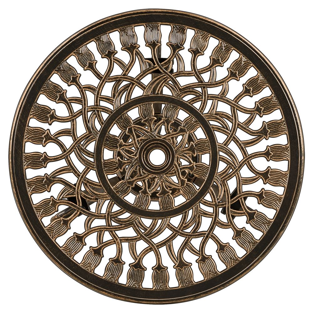 Ensemble table et chaises d'extérieur pour balcon de jardin marron