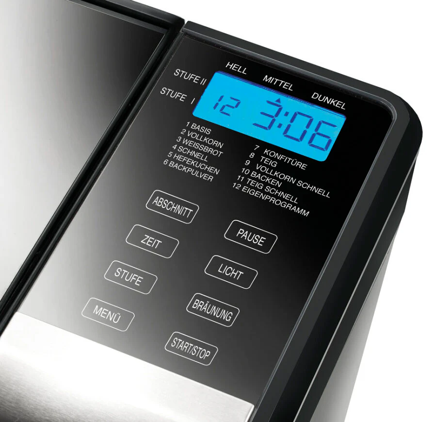 2025 Backmeister® Top Edition brødmaskine 615 W med 11 programmer og en kapacitet på op til 1.200 g